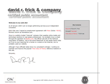 Tablet Screenshot of frickcpa.com